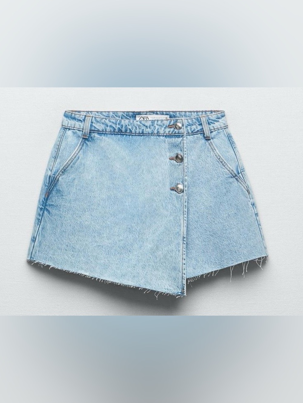 Denim skort